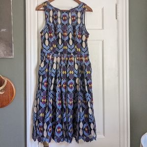 Anthropologie Maeve Lace Overlay Dress